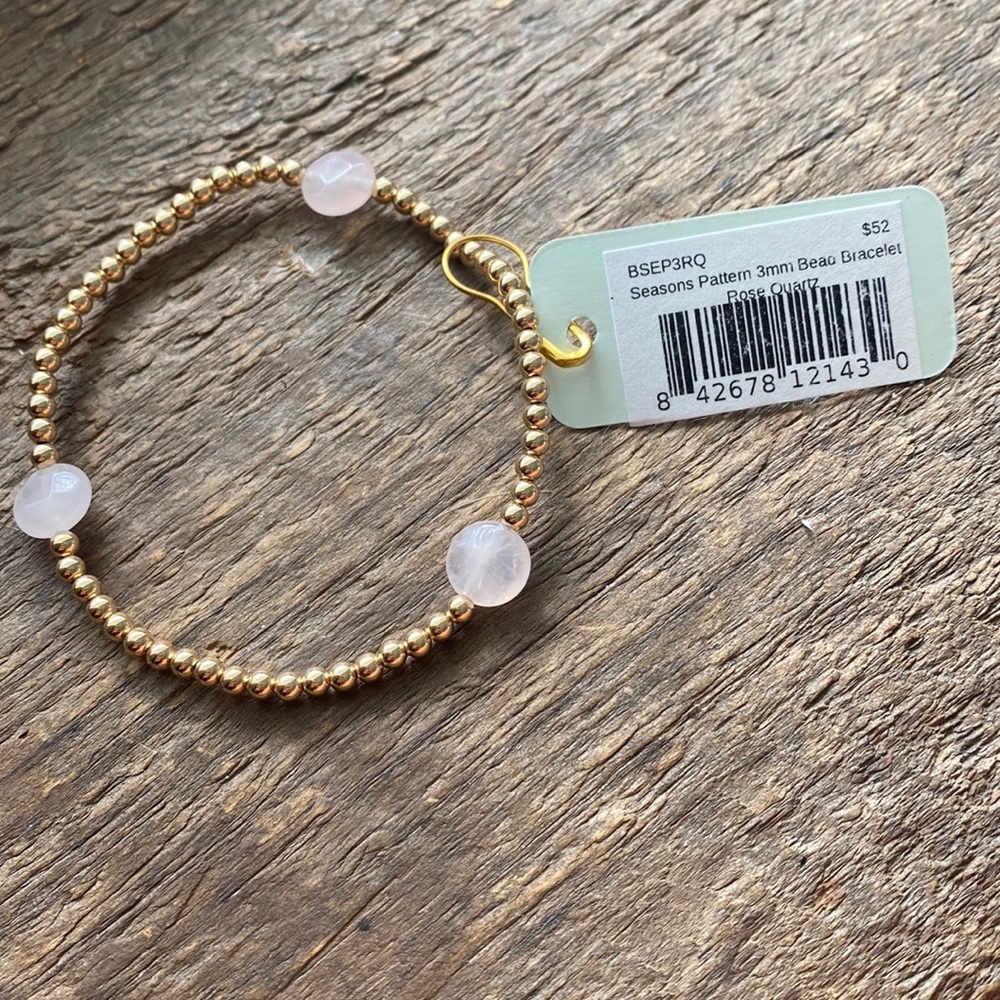 Enewton seasons 3mm Rose Quartz